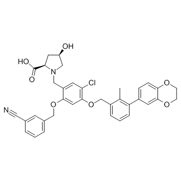 BMS-1166 (PD-1/PD-L1-IN1) 化学構造