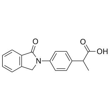 Indoprofen ((±)-Indoprofe) التركيب الكيميائي