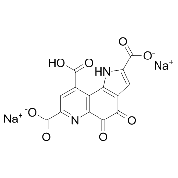 Methoxatin disodium salt (Pyrroloquinolinequinone disodium salt) Chemische Struktur