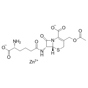 Cephalosporin C zinc salt Chemische Struktur