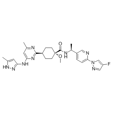 Pralsetinib (Blu667) 化学構造