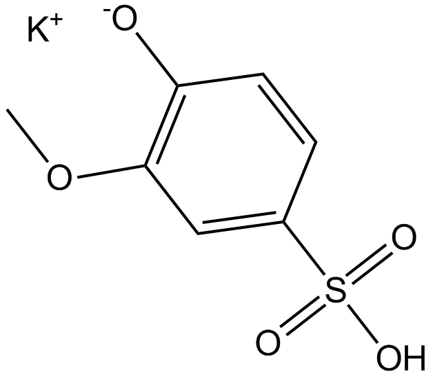 Sulfogaiacol التركيب الكيميائي