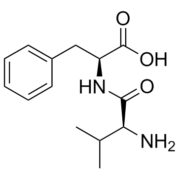 L-Valyl-L-phenylalanine (Valylphenylalanine) Chemical Structure