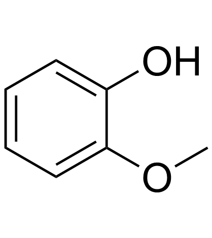 Guaiacol (2-Methoxyphenol) 化学構造