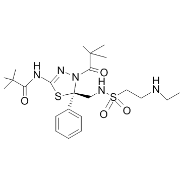 Litronesib (LY-2523355)  Chemical Structure