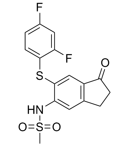 Thioflosulide (L-745337) 化学構造