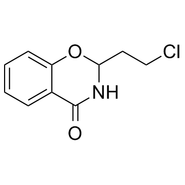 Chlorthenoxazine (Chlorethylbenzmethoxazone) 化学構造