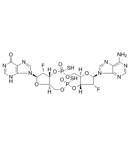 CL656 (c-[2'FdAMP(S)-2'FdIMP(S)])  Chemical Structure
