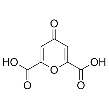 Chelidonic acid 化学構造