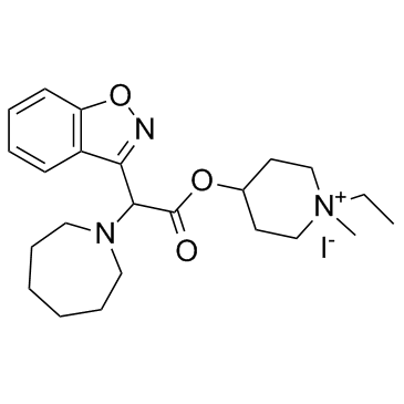 Beperidium iodide (SX 810) Chemische Struktur