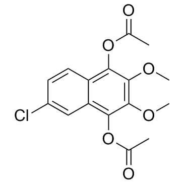 Lonapalene (RS4317) 化学構造