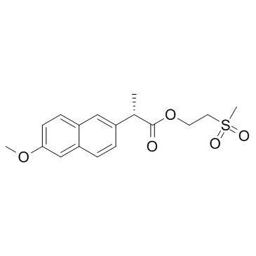 Naproxen etemesil (LT-NS 001) 化学構造