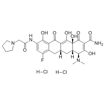 Eravacycline dihydrochloride (TP-434 dihydrochloride)  Chemical Structure