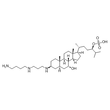 Squalamine (MSI-1256) 化学構造