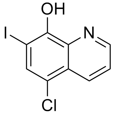 Clioquinol (Iodochlorhydroxyquin) التركيب الكيميائي