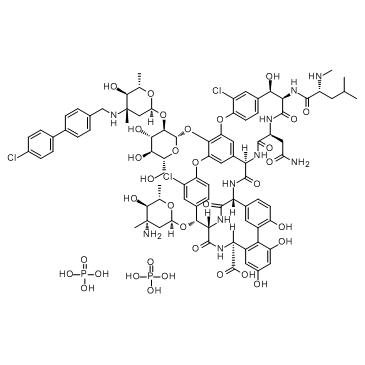 Oritavancin diphosphate (LY333328 diphosphate) 化学構造