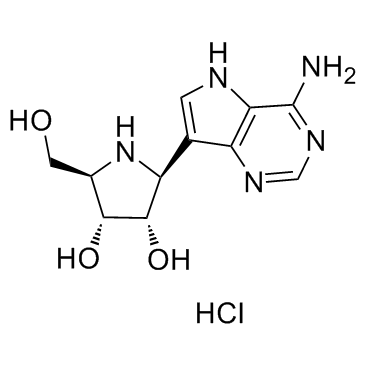Galidesivir hydrochloride (BCX 4430 (hydrochloride)) Chemische Struktur