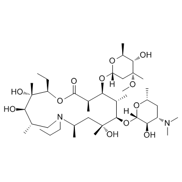 Gamithromycin (ML-1709460) Chemische Struktur