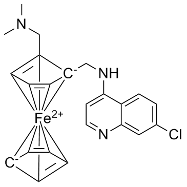 Ferroquine (Ferrochloroquine)  Chemical Structure