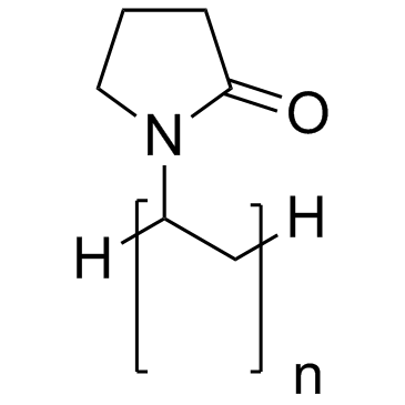 Polyvinylpyrrolidone (PVP K30) Chemische Struktur