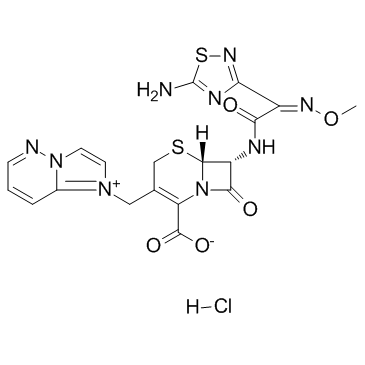 Cefozopran hydrochloride (SCE-2787 hydrochloride)  Chemical Structure