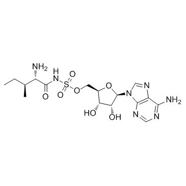 Aminoacyl tRNA synthetase-IN-1  Chemical Structure