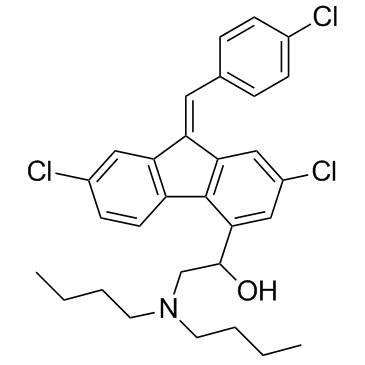 Lumefantrine (Benflumetol)  Chemical Structure