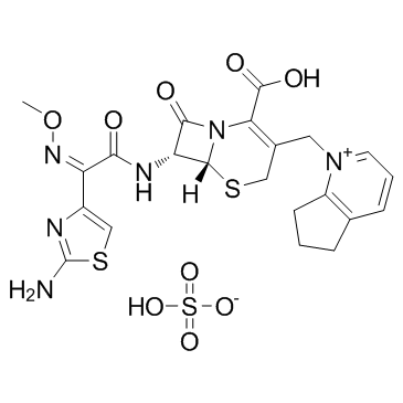 Cefpirome sulfate (HR-810 sulfate) Chemische Struktur