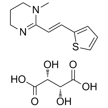 Pyrantel tartrate Chemische Struktur