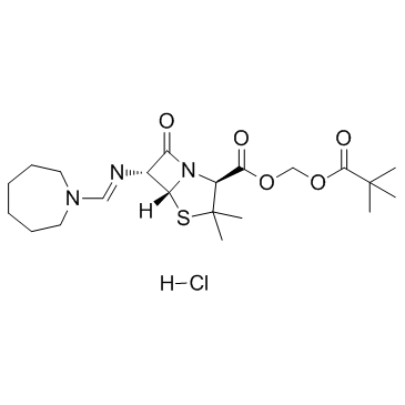 Pivmecillinam hydrochloride (FL-1039 hydrochloride) Chemische Struktur