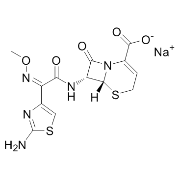Ceftizoxime sodium (SKF-88373) التركيب الكيميائي