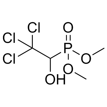 Metrifonate (Trichlorfon) 化学構造