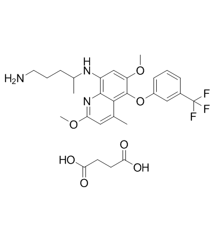 Tafenoquine Succinate (WR 238605 (Succinate)) 化学構造
