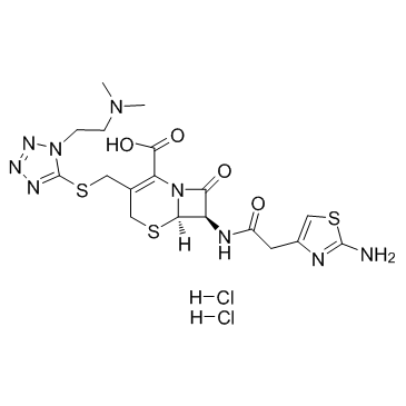 Cefotiam hydrochloride (SCE-963 hydrochloride) 化学構造