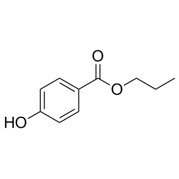 Propylparaben (Propyl parahydroxybenzoate) Chemische Struktur