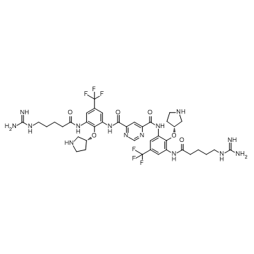 Brilacidin (PMX 30063)  Chemical Structure