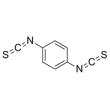 Bitoscanate (p-Phenylene diisothiocyanate) 化学構造