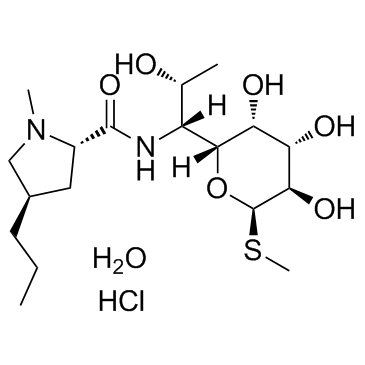 Lincomycin hydrochloride hydrate (Lincomycin hydrochloride monohydrate) Chemical Structure