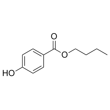 Butylparaben (Butyl parahydroxybenzoate) 化学構造