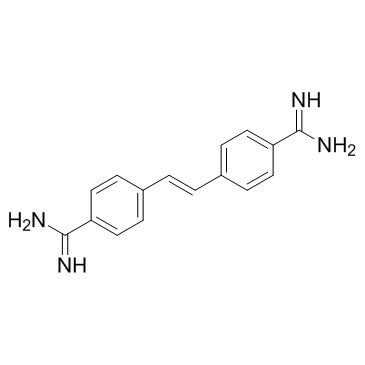 Stilbamidine (Ba 2652) Chemische Struktur