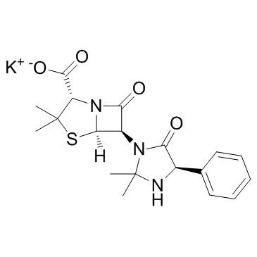 Hetacillin potassium (Potassium hetacillin) Chemical Structure