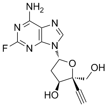Islatravir (MK-8591) 化学構造
