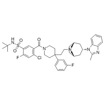 CCR5 antagonist 1  Chemical Structure