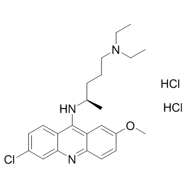 l-Atabrine dihydrochloride Chemical Structure