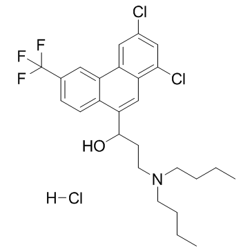 Halofantrine hydrochloride (SKF-102886) Chemical Structure