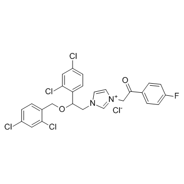 Fludazonium chloride (R23633) 化学構造