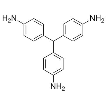 Tris(4-aminophenyl)methane (Leucopararosaniline) 化学構造
