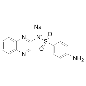 Sulfaquinoxaline sodium salt Chemische Struktur