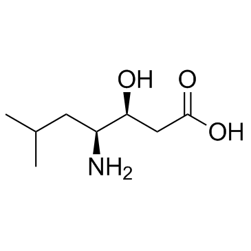 Statine ((3S,4S)-Statine) التركيب الكيميائي