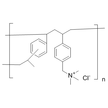 Colestyramine (Cholestyramine resin) 化学構造